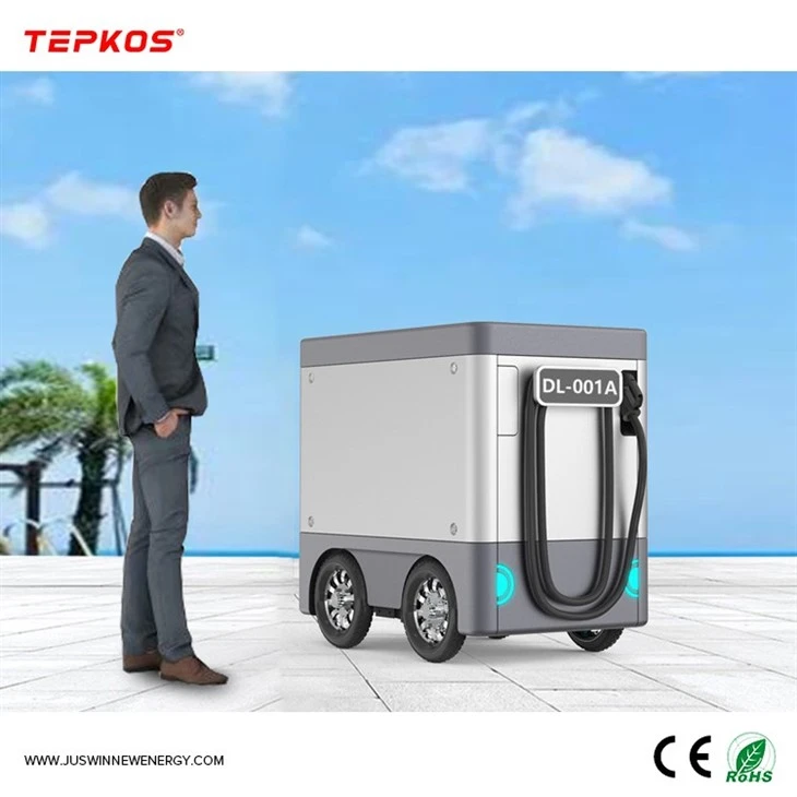 60KW Mobile Energy Storage Charging Robot